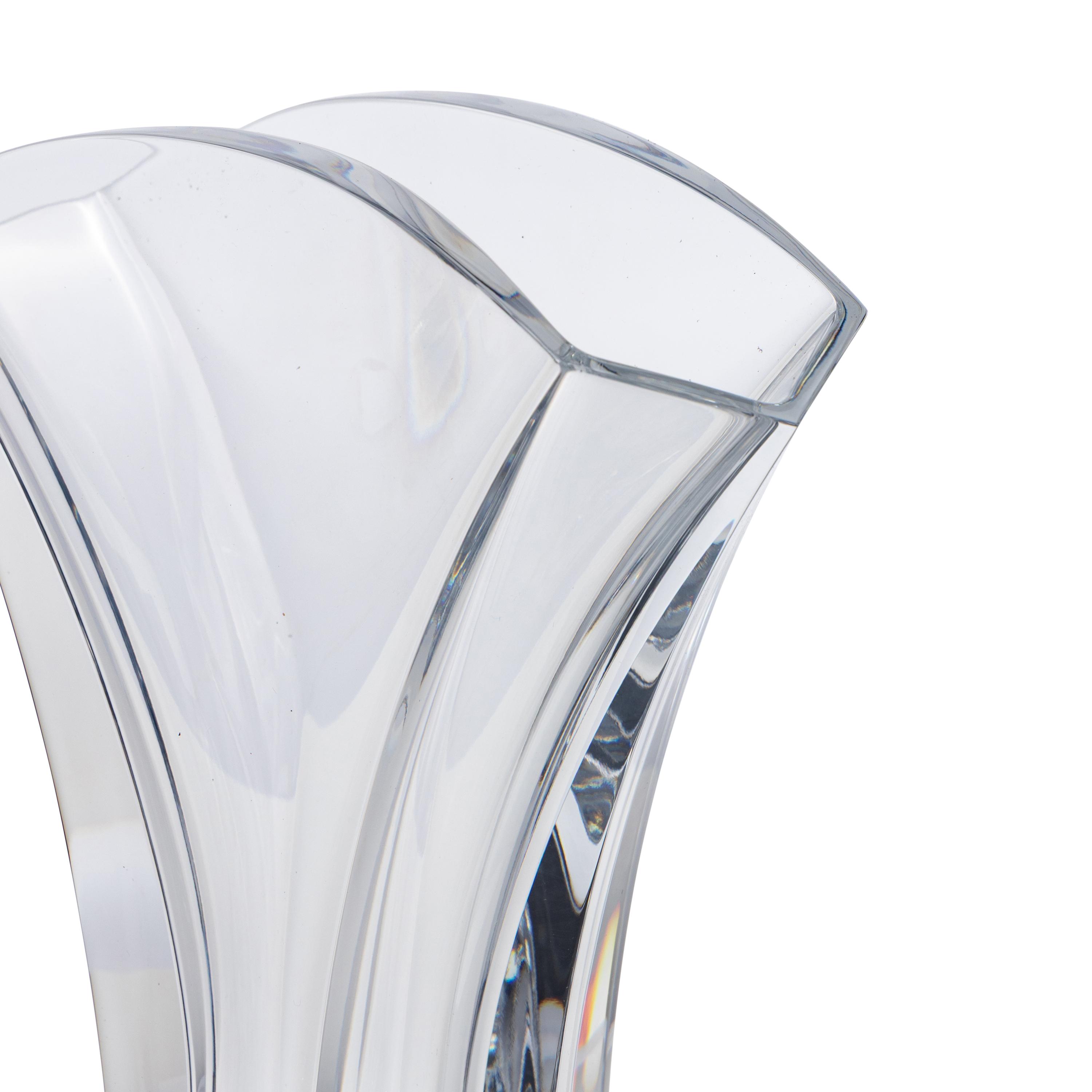 A Baccarat Glass Vase