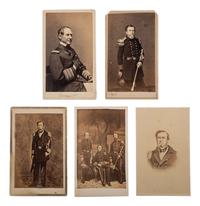 [CIVIL WAR]. A group of 8 items, including portraits of Admirals Andrew Hull Foote, David G. Farrugut, and David Dixon Porter, comprising: