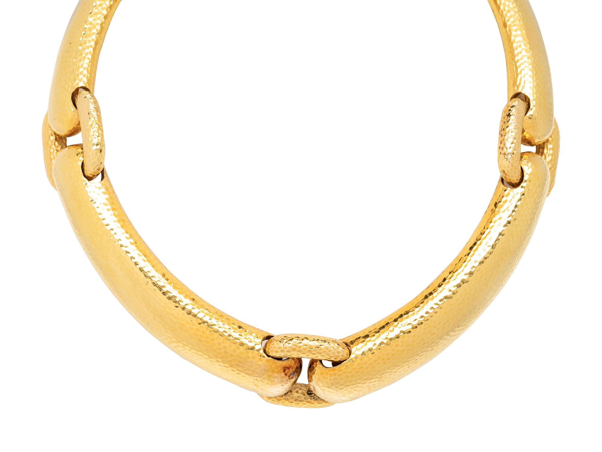DAVID WEBB, YELLOW GOLD NECKLACE