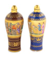 Two Vienna Porcelain Covered Vases
