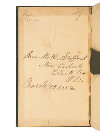 [CIVIL WAR]. Corporal Samuel McKinney Stafford (1837-1922), 16th Ohio Battery, archive including war-date diary and letters.