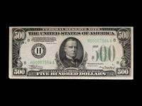 A Series 1934A $500 Federal Reserve Note