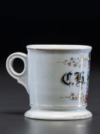A Barber's Porcelain Occupational Shaving Mug