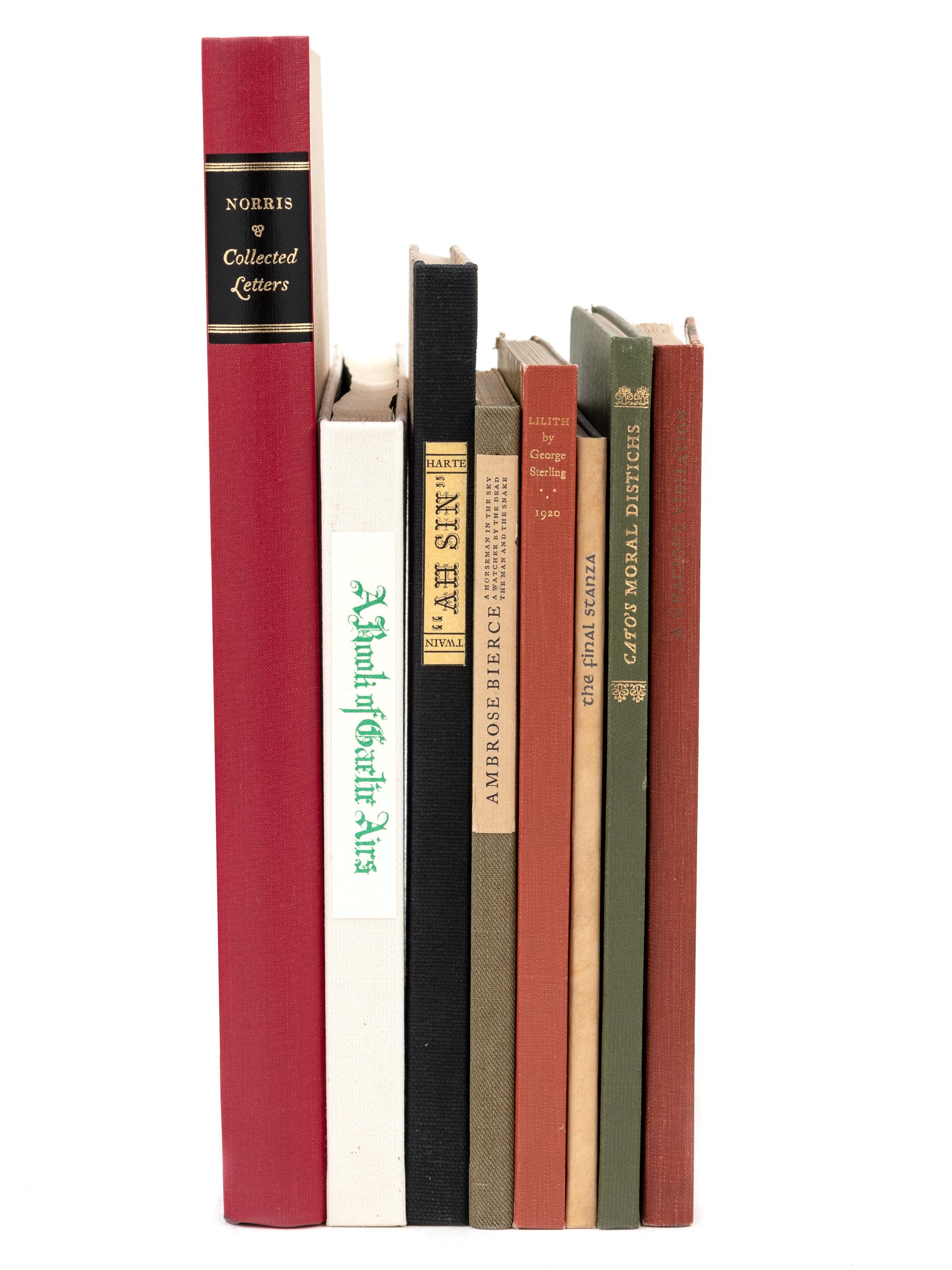 [BOOK CLUB OF CALIFORNIA]. A group of 7 works relating to literature and philosophy, comprising: