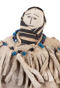 Siberian Beaded Hide Dolls