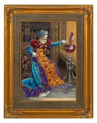 A French Enameled Plaque