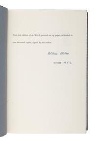 FAULKNER, William (1897-1962). A Fable . New York: Random House, 1954.