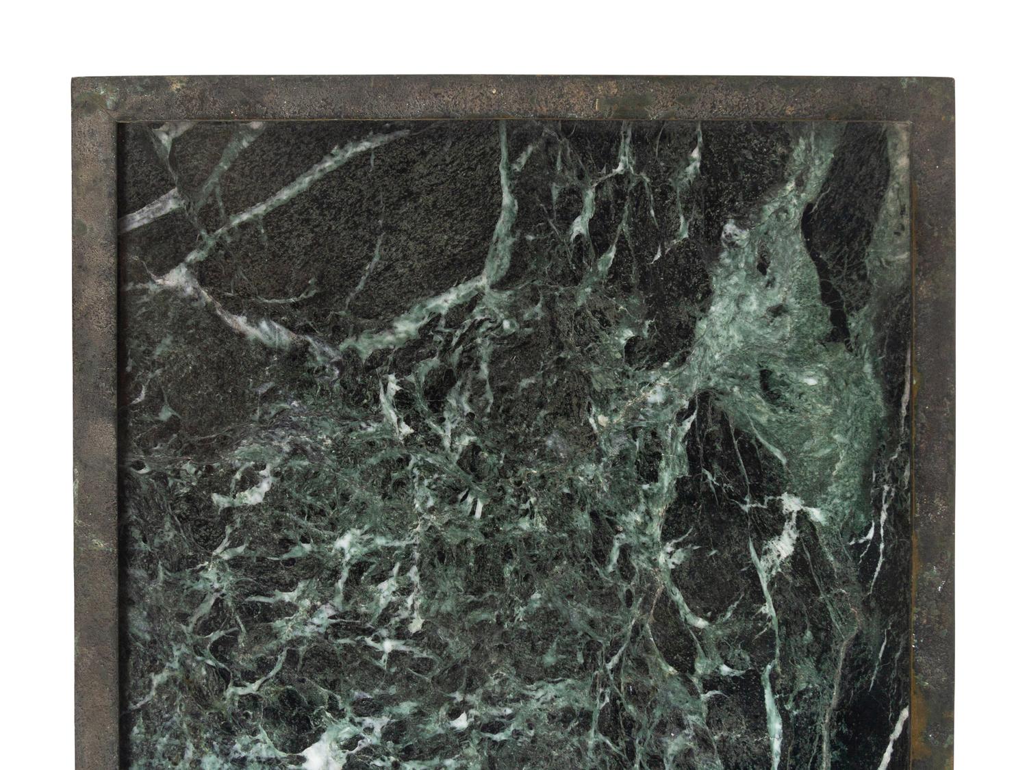 An Italian Patinated Bronze and Marble Table Attributed to Chiurazzi Foundry