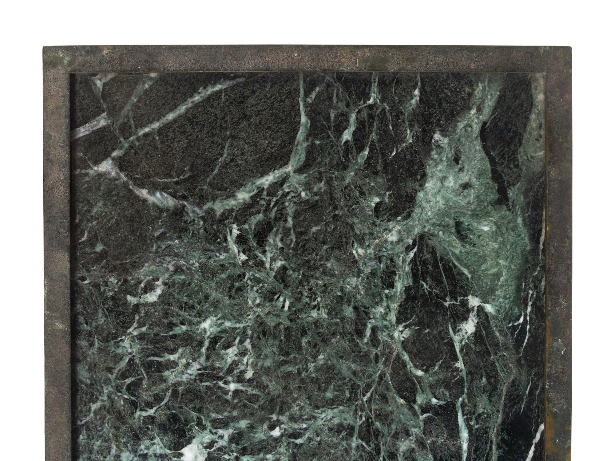 An Italian Patinated Bronze and Marble Table Attributed to Chiurazzi Foundry