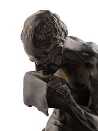 A French Bronze of a Seated Male Figure
