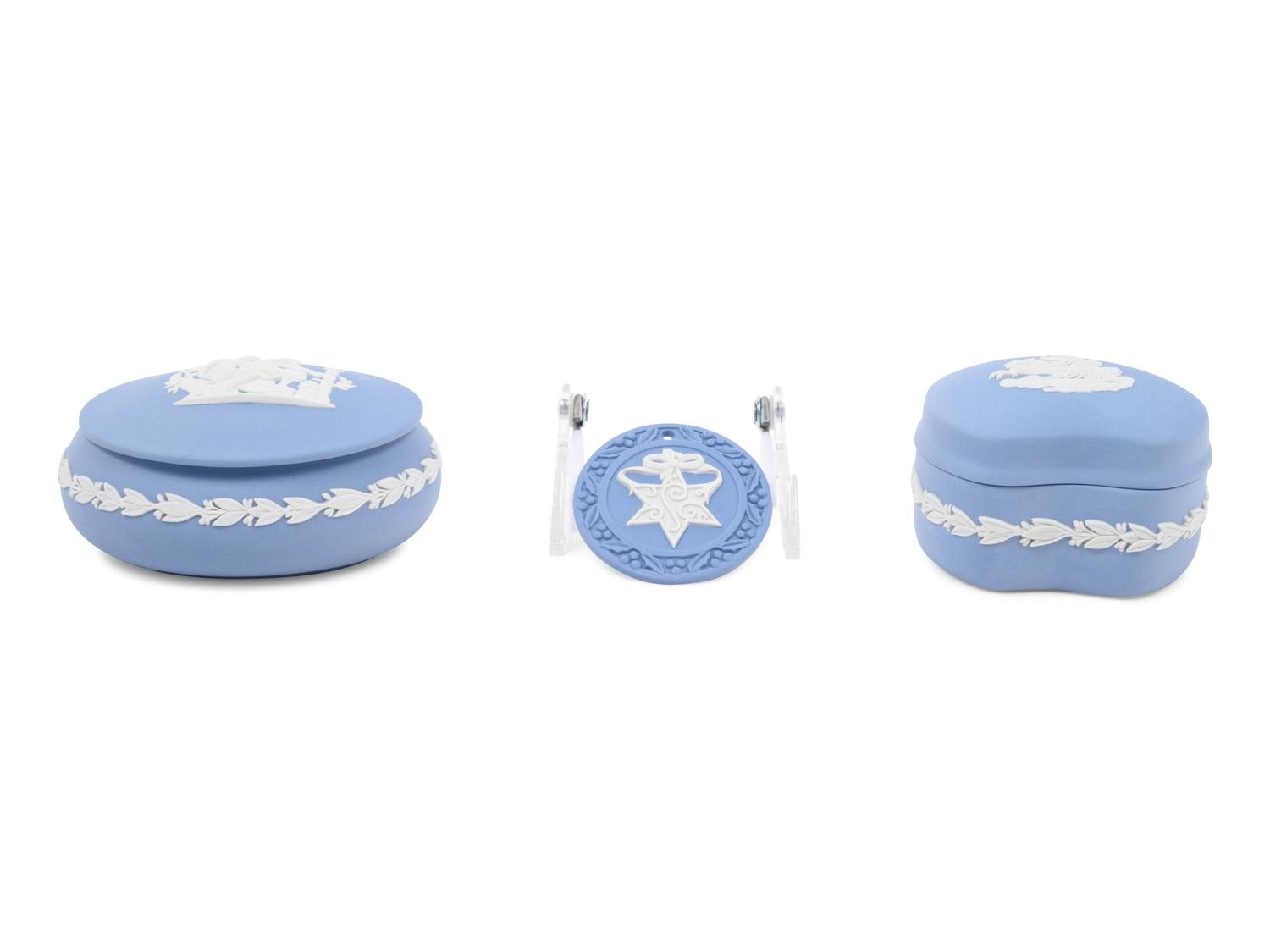 Two Wedgwood Jasperware Trinket Boxes