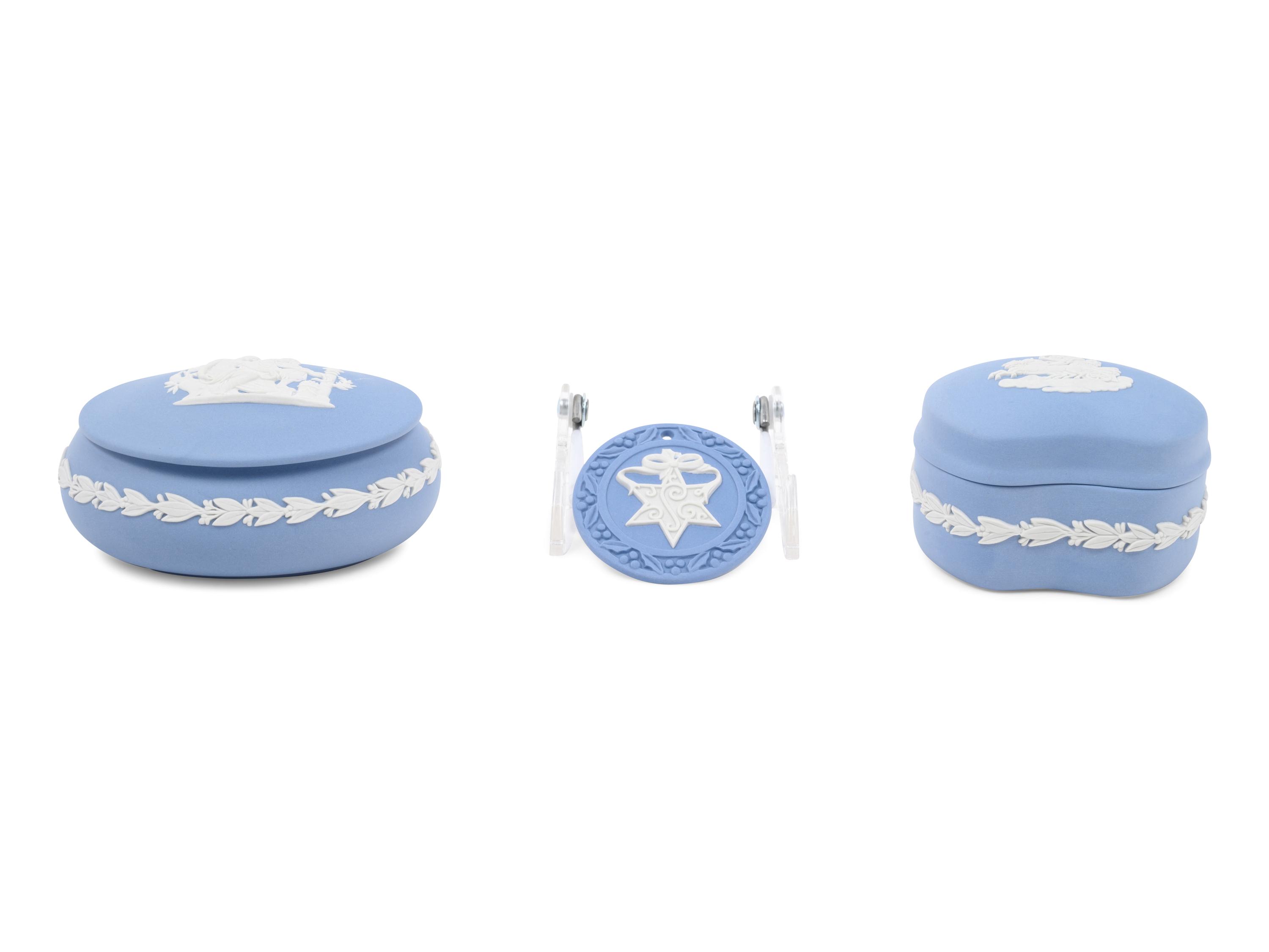 Two Wedgwood Jasperware Trinket Boxes