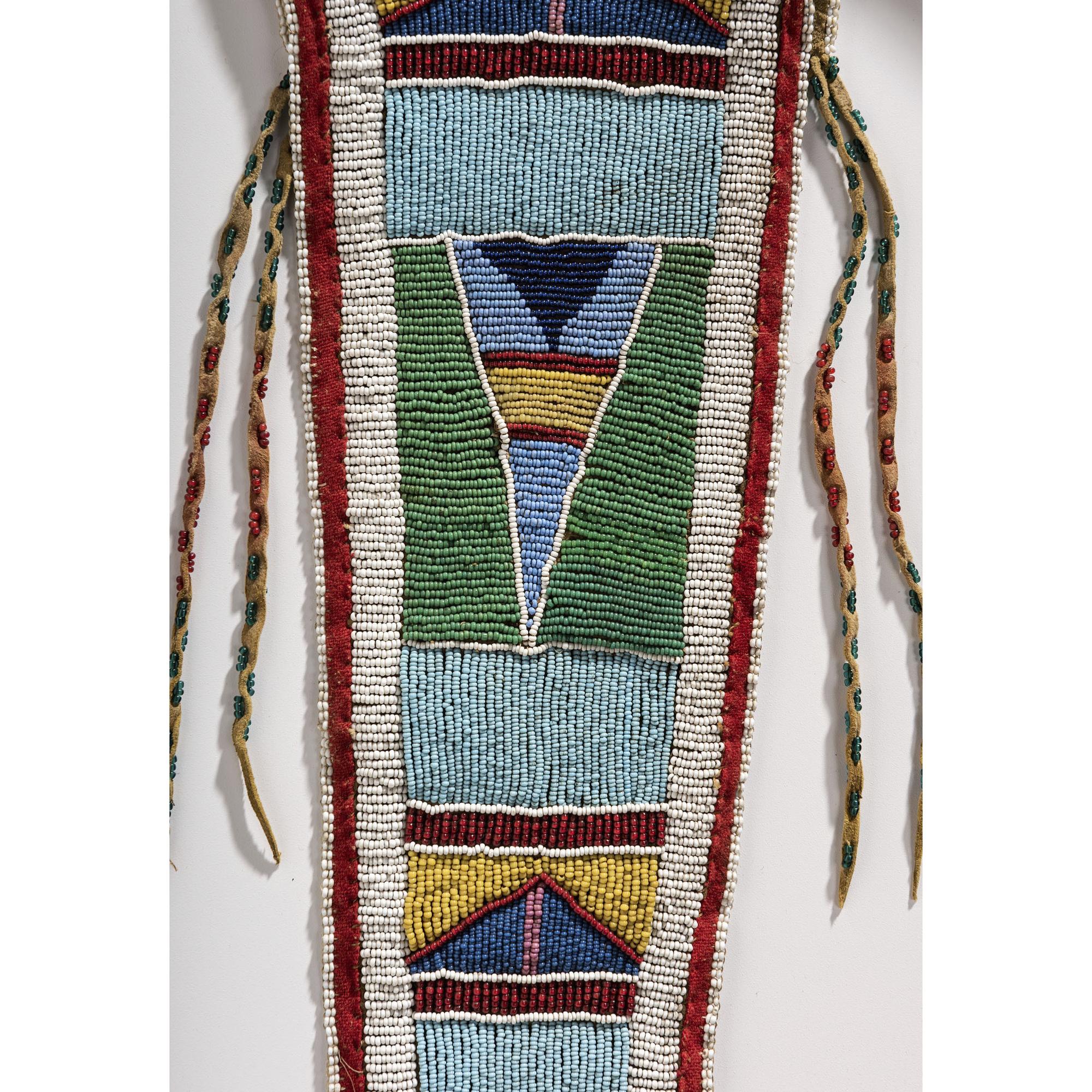 Apsáalooke Beaded Hide Belt Pouch