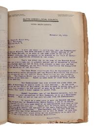 [NATIVE AMERICAN]. Papers associated with the Sioux, Assiniboine, and Ponca Nations, ca early 1900s.