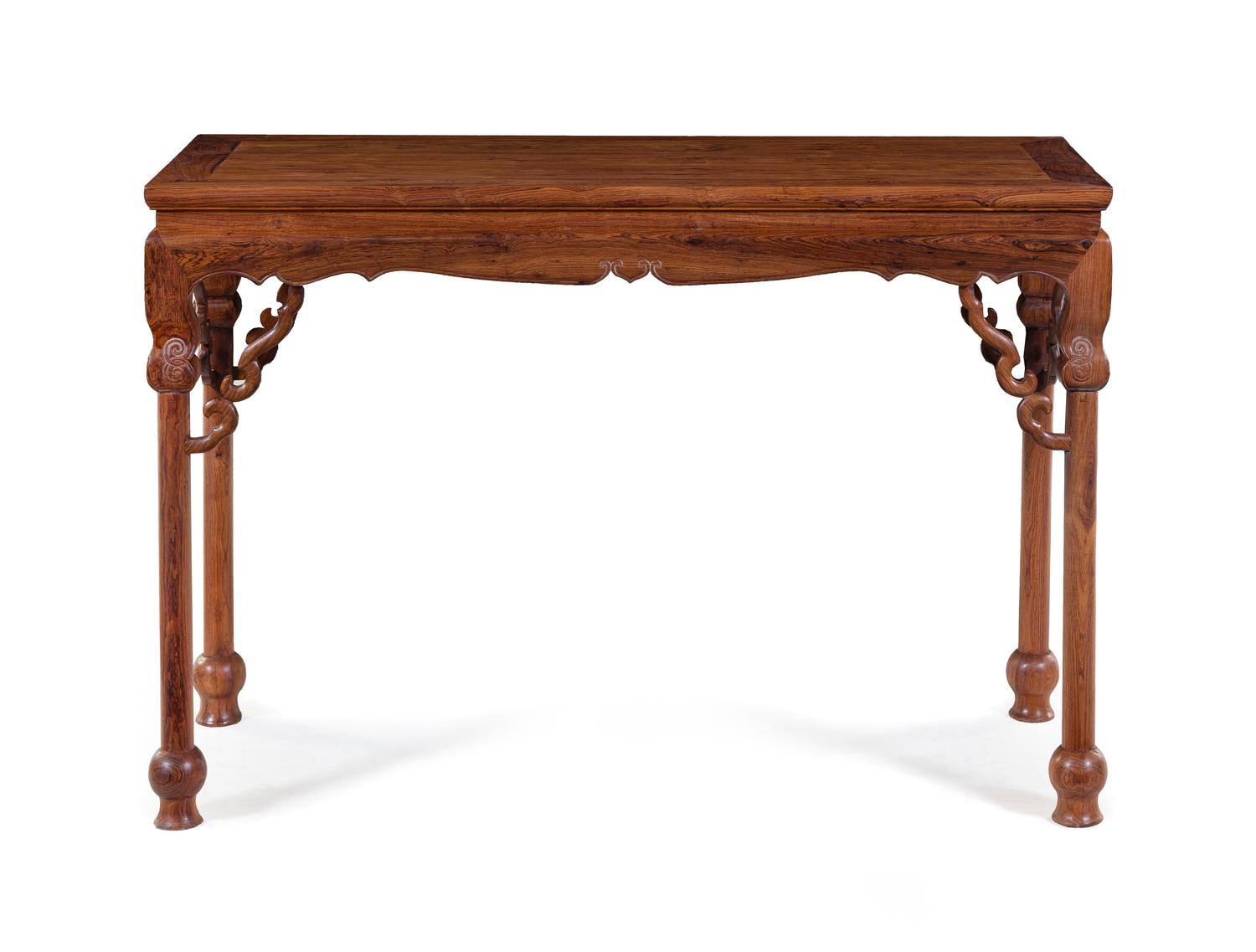 A Huanghuali Corner-Leg Altar Table