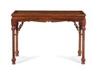A Huanghuali Corner-Leg Altar Table