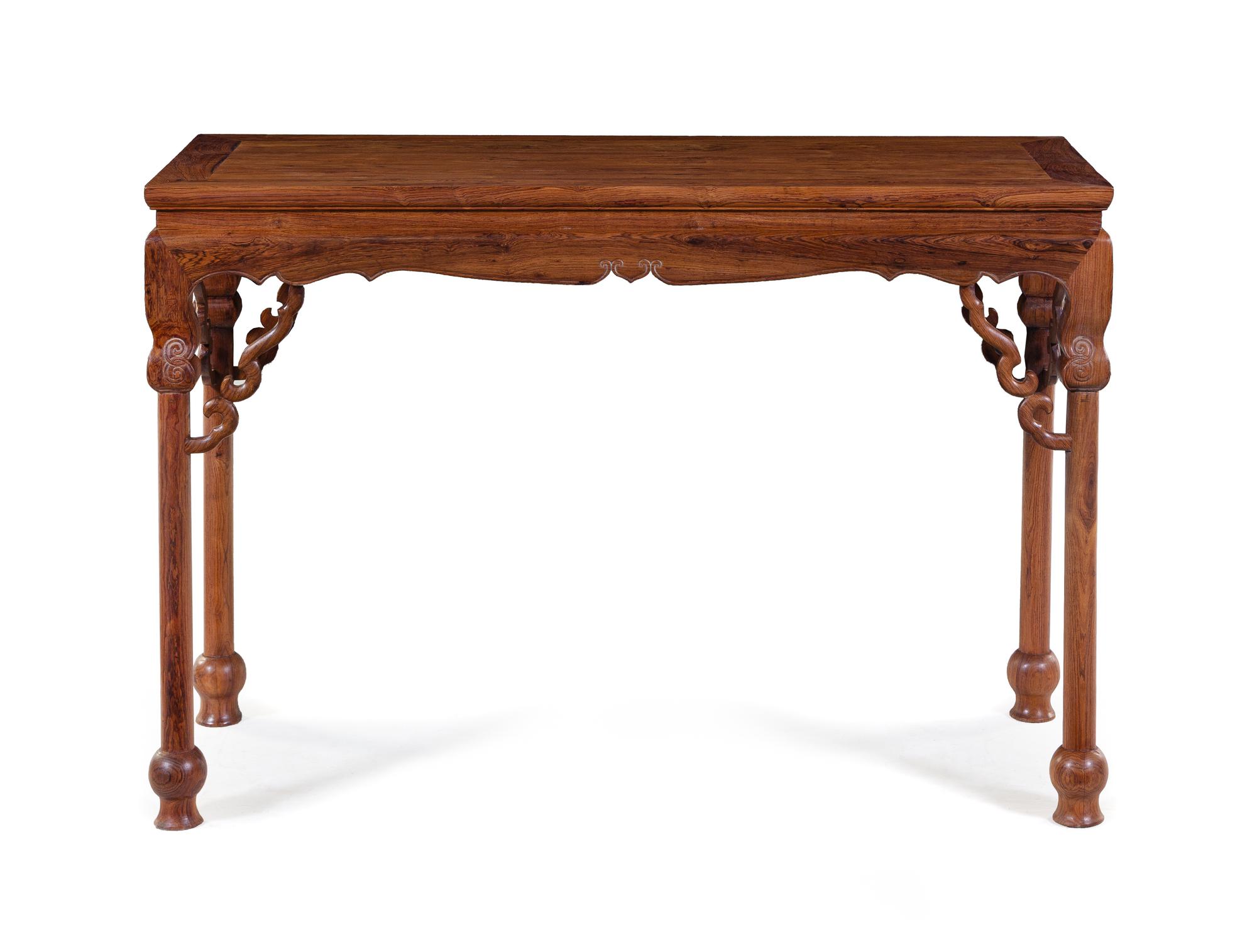 A Huanghuali Corner-Leg Altar Table
