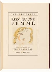 [BINDINGS]. [LÉOTARD, GENEVIÈVE - BINDER]. A group of 2 works in fine Art Deco bindings by Léotard.
