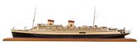 A Model of the "Rex" Height of model 14 1/4 x length of base 56 inches.