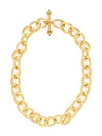 ELIZABETH LOCKE, YELLOW GOLD LINK NECKLACE