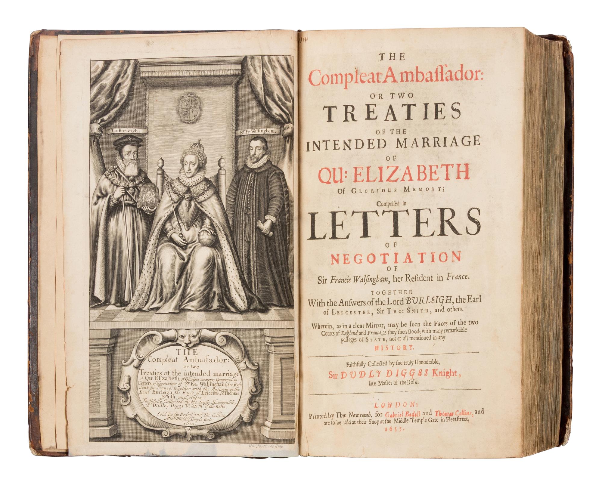 [British Isles] Digges, Sir Dudley. The Compleat Ambassador...