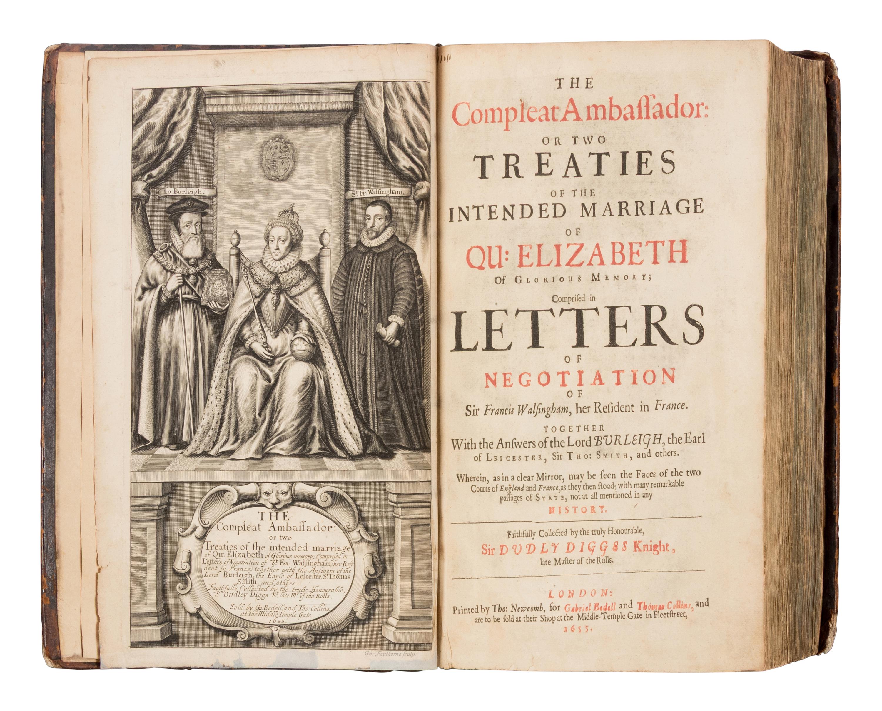 [British Isles] Digges, Sir Dudley. The Compleat Ambassador...