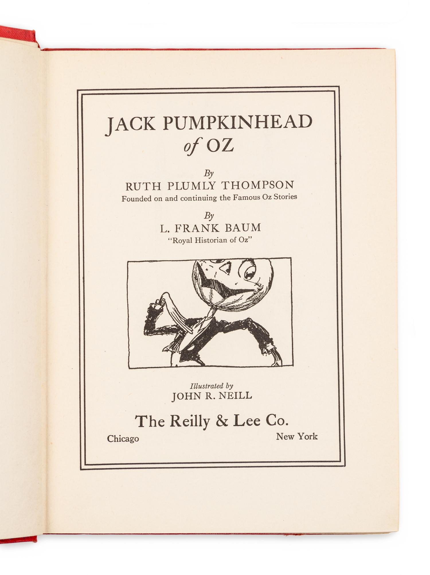 BAUM, Frank L. and Ruth Plumly THOMPSON. -- John R. Neill, illustrator. A group of 6 later editions of the Famous Oz Stories.