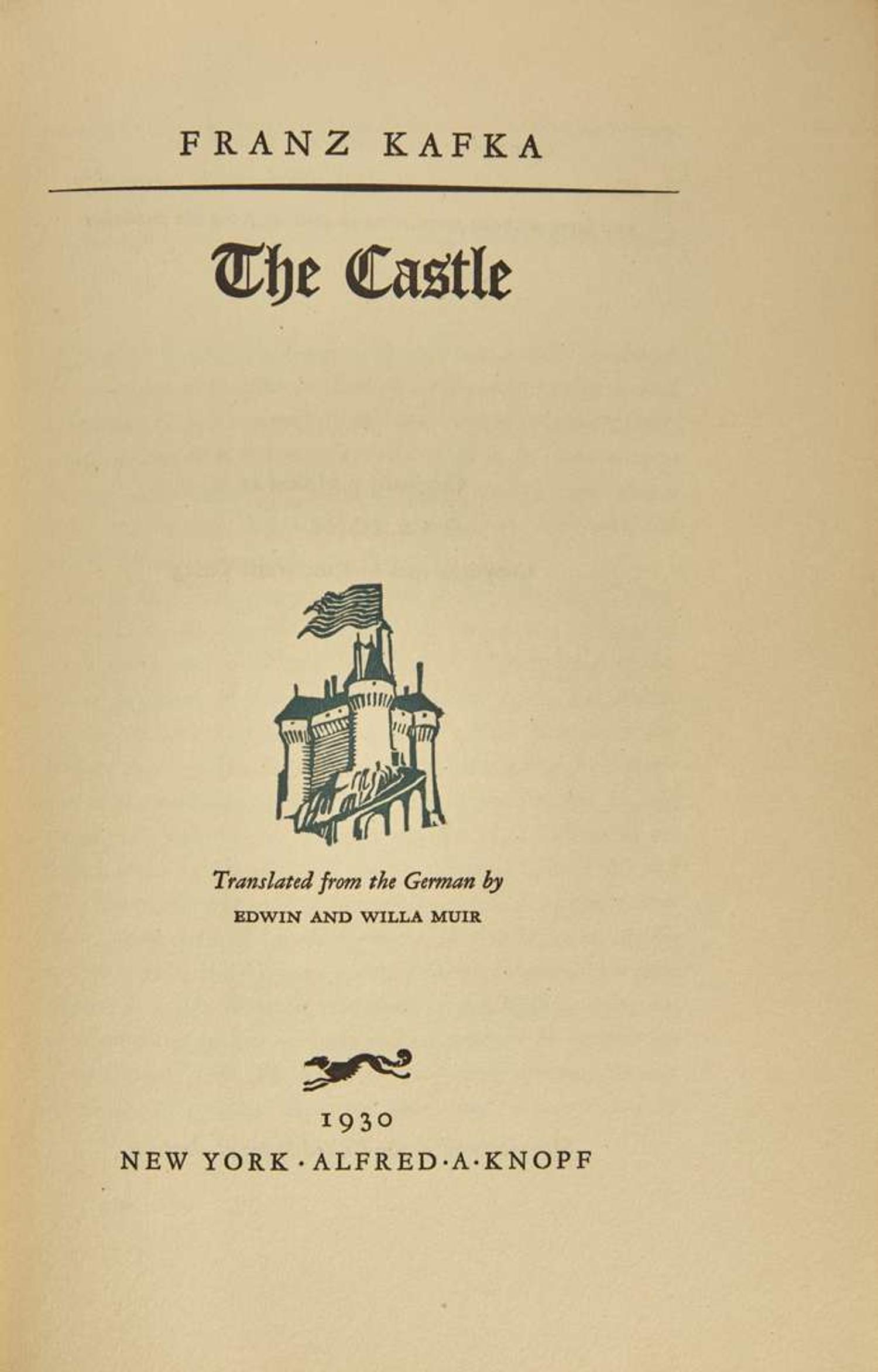 [Literature] Kafka, Franz: The Castle