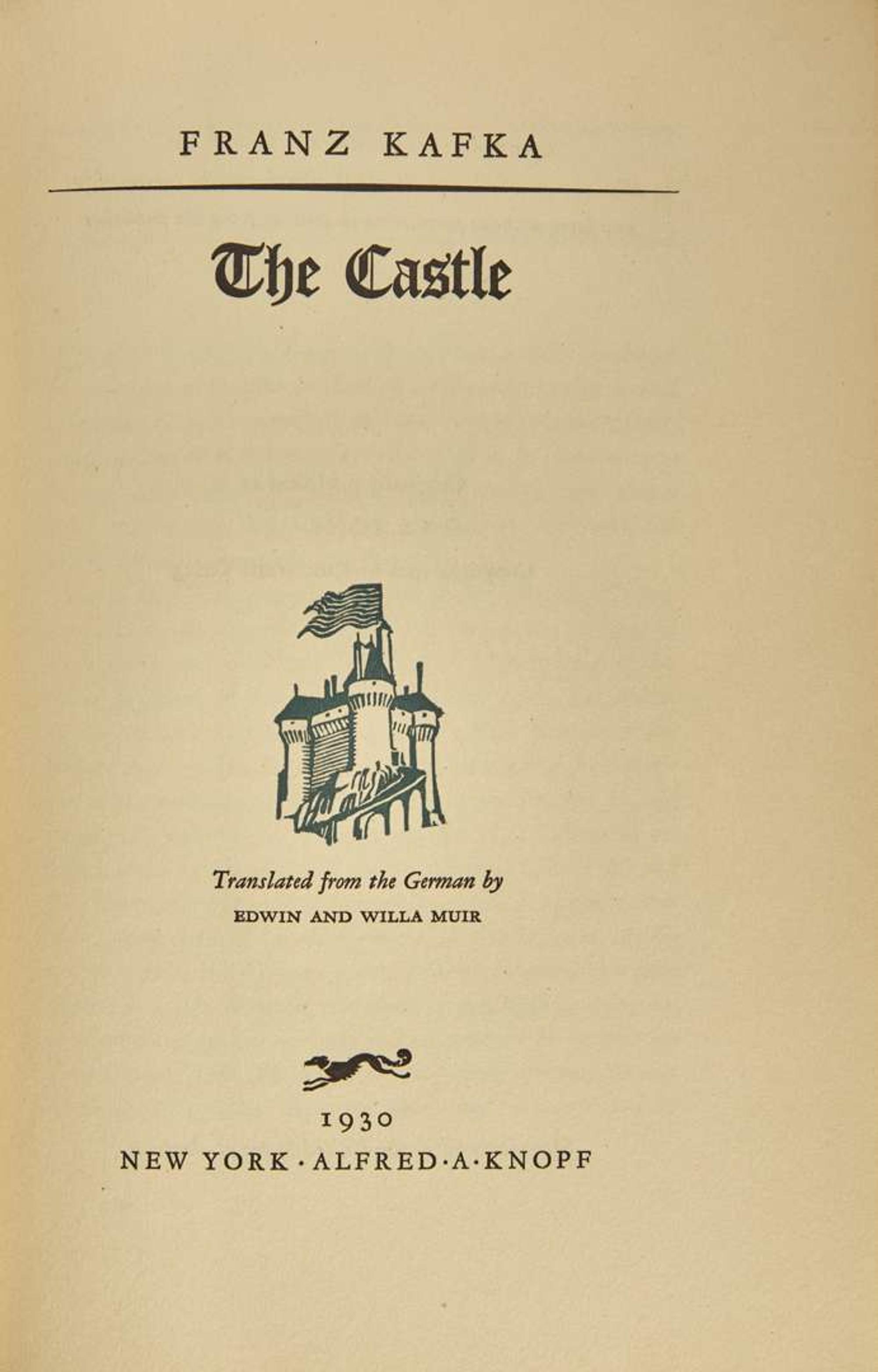 [Literature] Kafka, Franz: The Castle