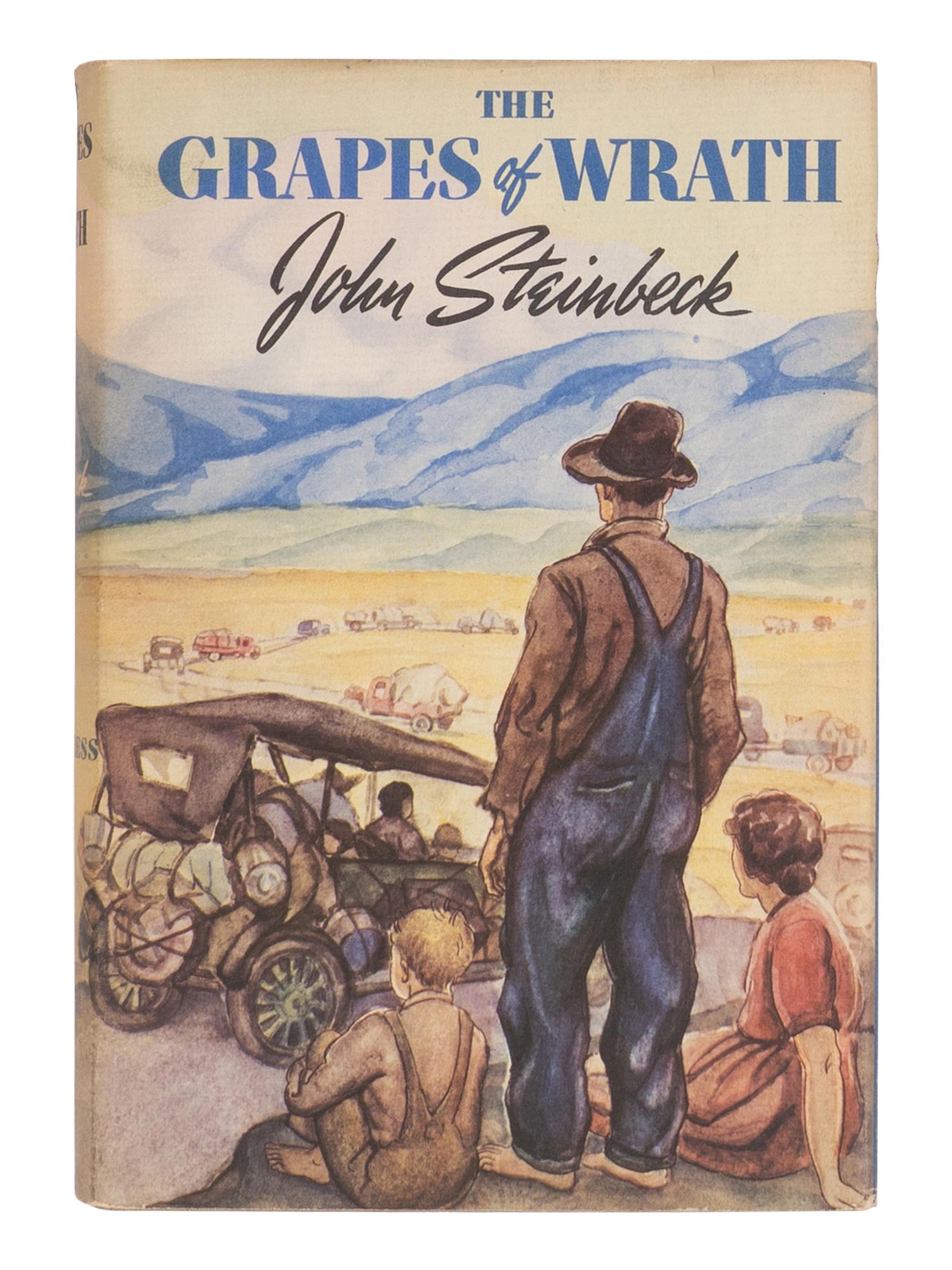 STEINBECK, John (1902-1968). The Grapes of Wrath . New York: The Viking Press, 1939.