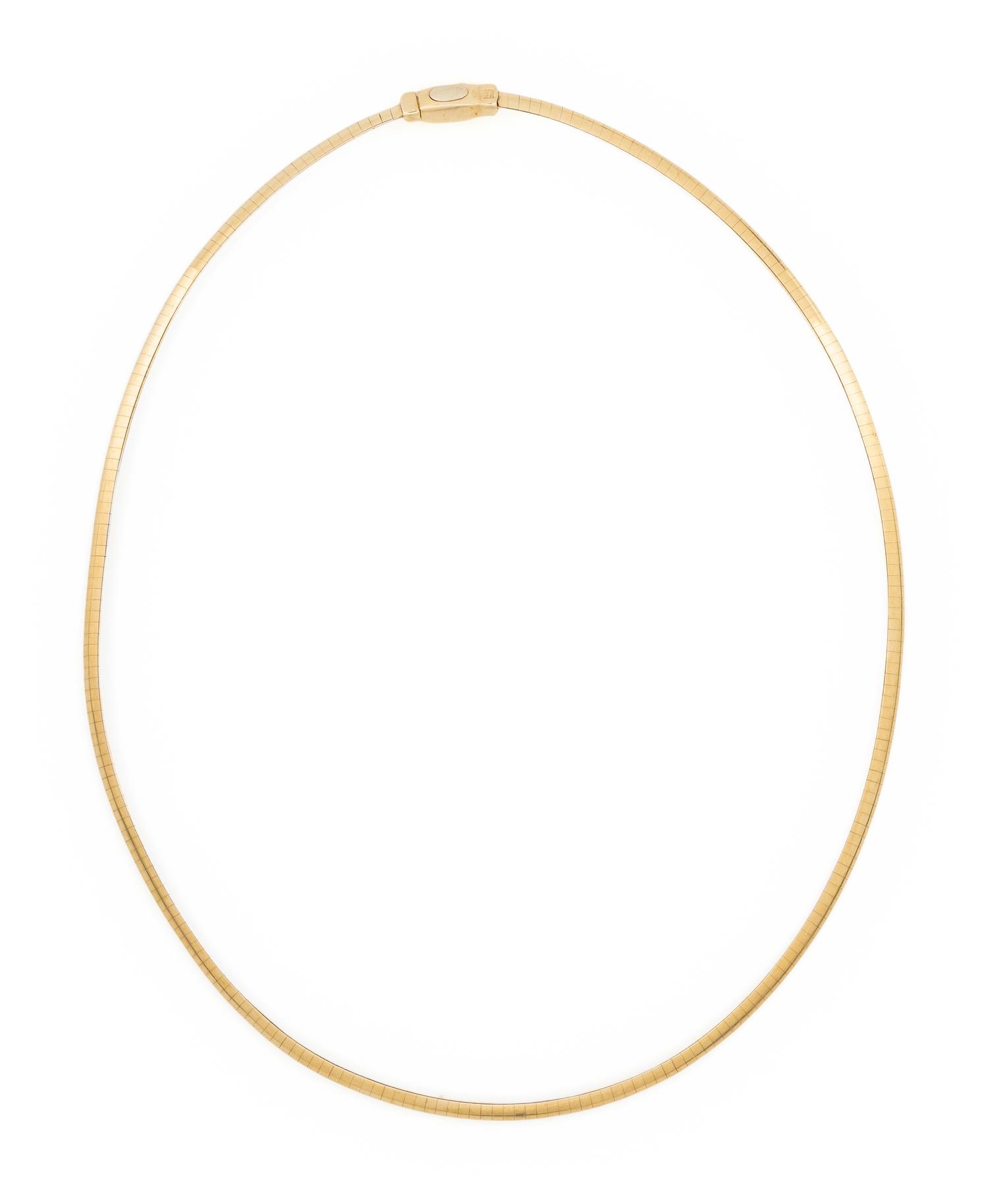 BICOLOR GOLD NECKLACE WITH MULTIGEM CHARMS