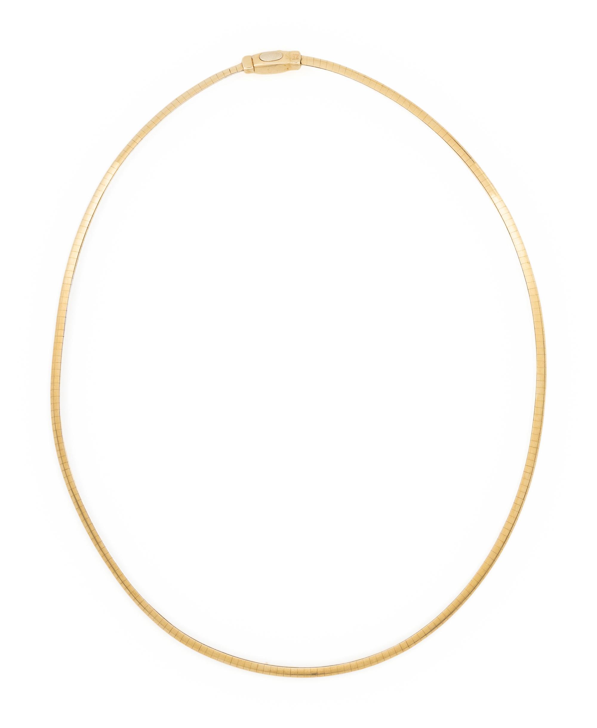 BICOLOR GOLD NECKLACE WITH MULTIGEM CHARMS