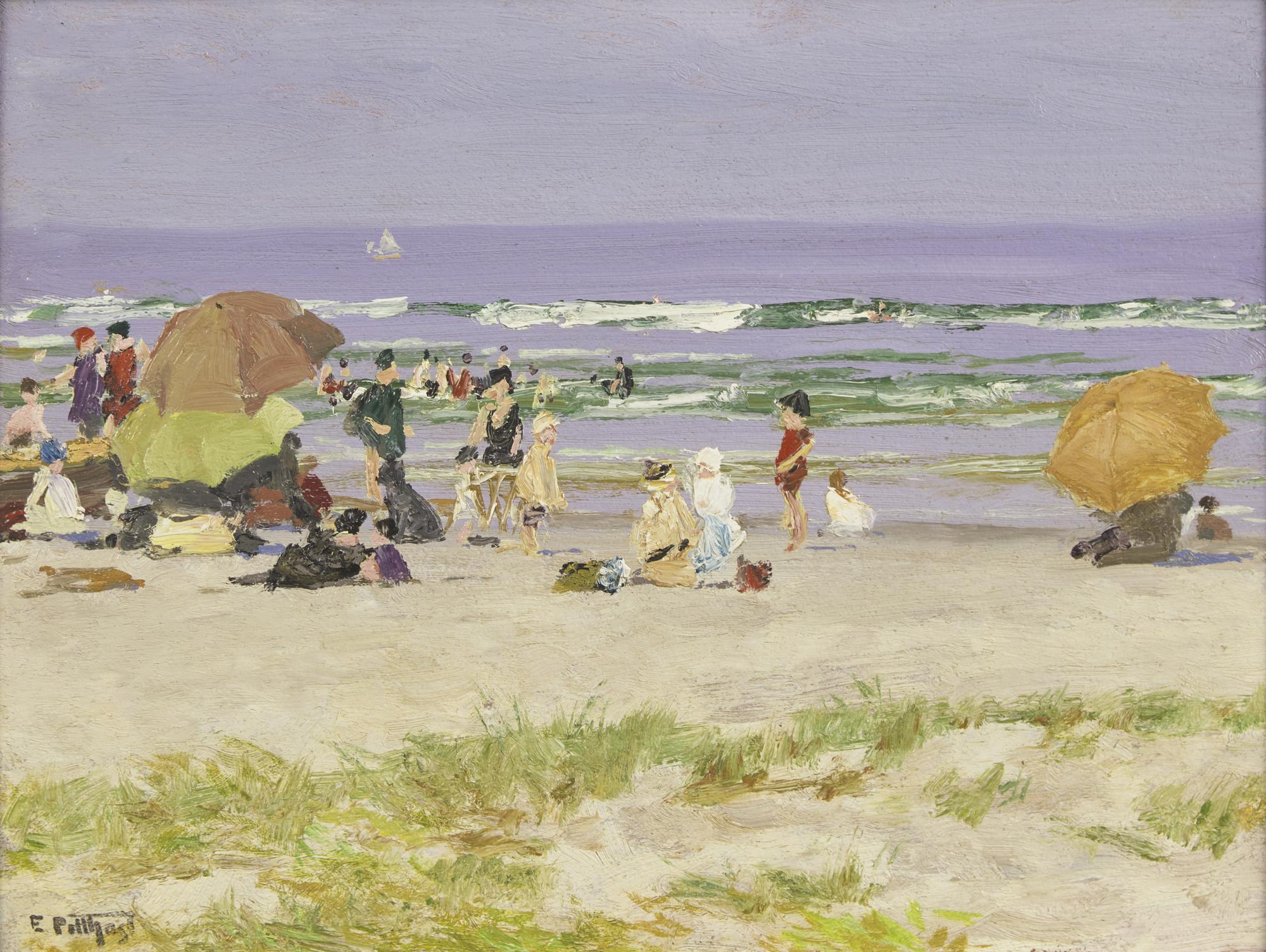 A Happy Group (On the Sea Shore)
