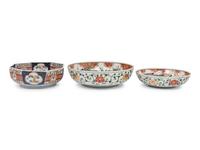 Six Japanese Porcelain Plates and Bowls