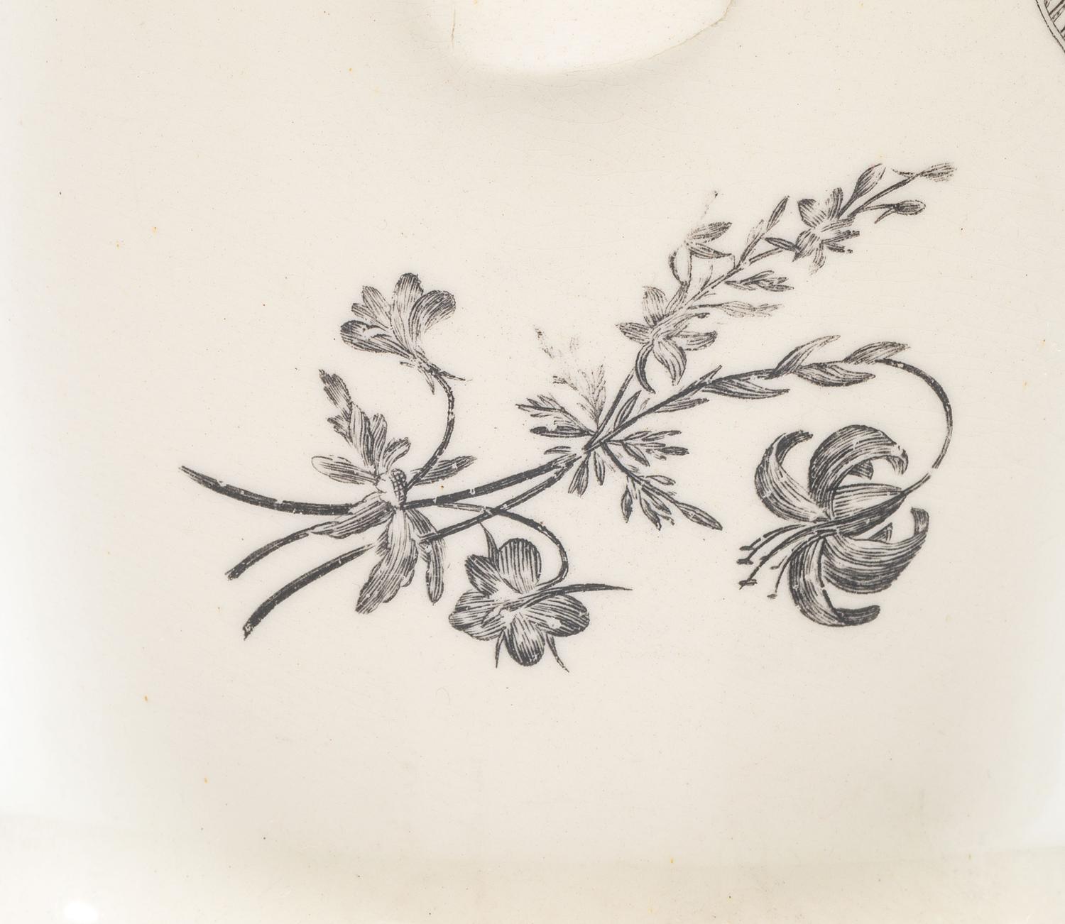 A Liverpool Transfer-Printed Creamware 'George Washington / By Virtue and Valour' Pitcher