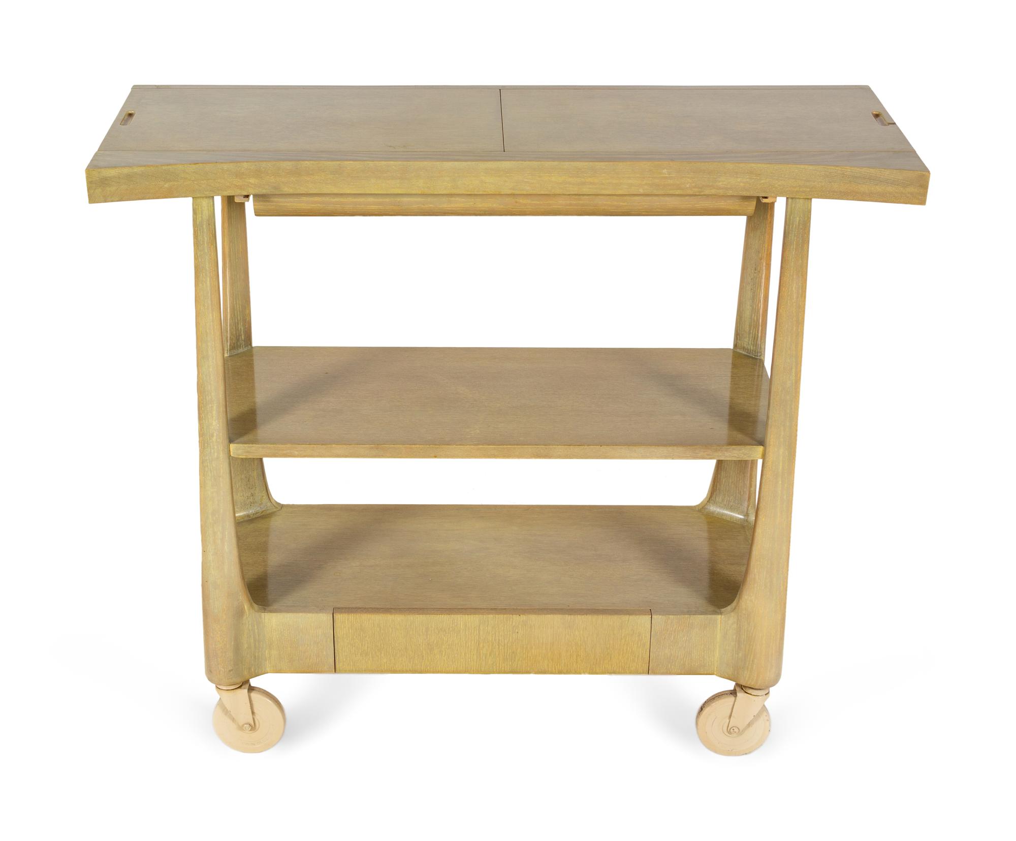 A Mid-Century Harold M. Schwartz for Romweber Serving Cart