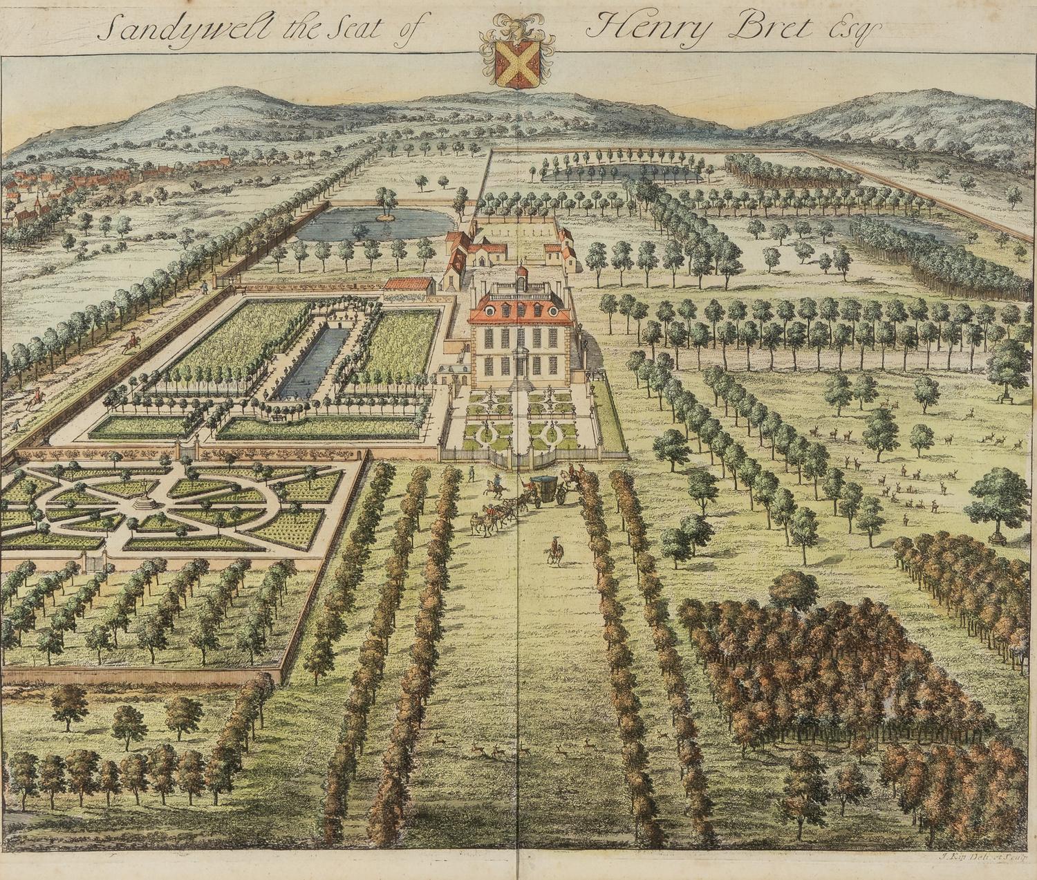 Four Views Of English Country Houses