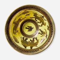 A Wedgwood Fairyland Lustre Antique Center Bowl UK, circa 1925