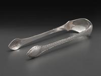 A Pair of American Silver Sugar Tongs