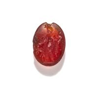 A Roman Carnelian Ring Stone with the God Mercury and the Infant Dionysus