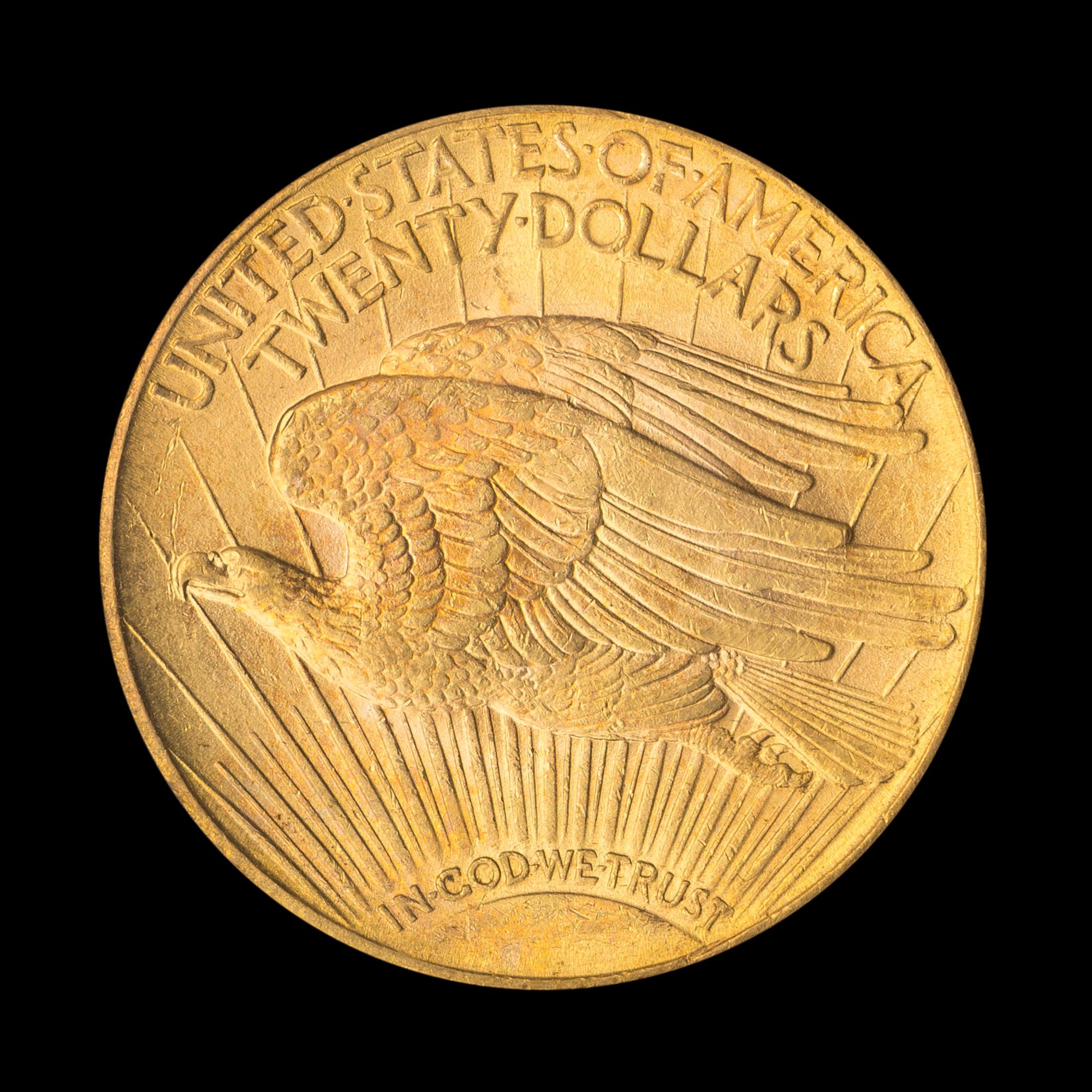 A United States 1915-S St. Gaudens $20 Gold Coin