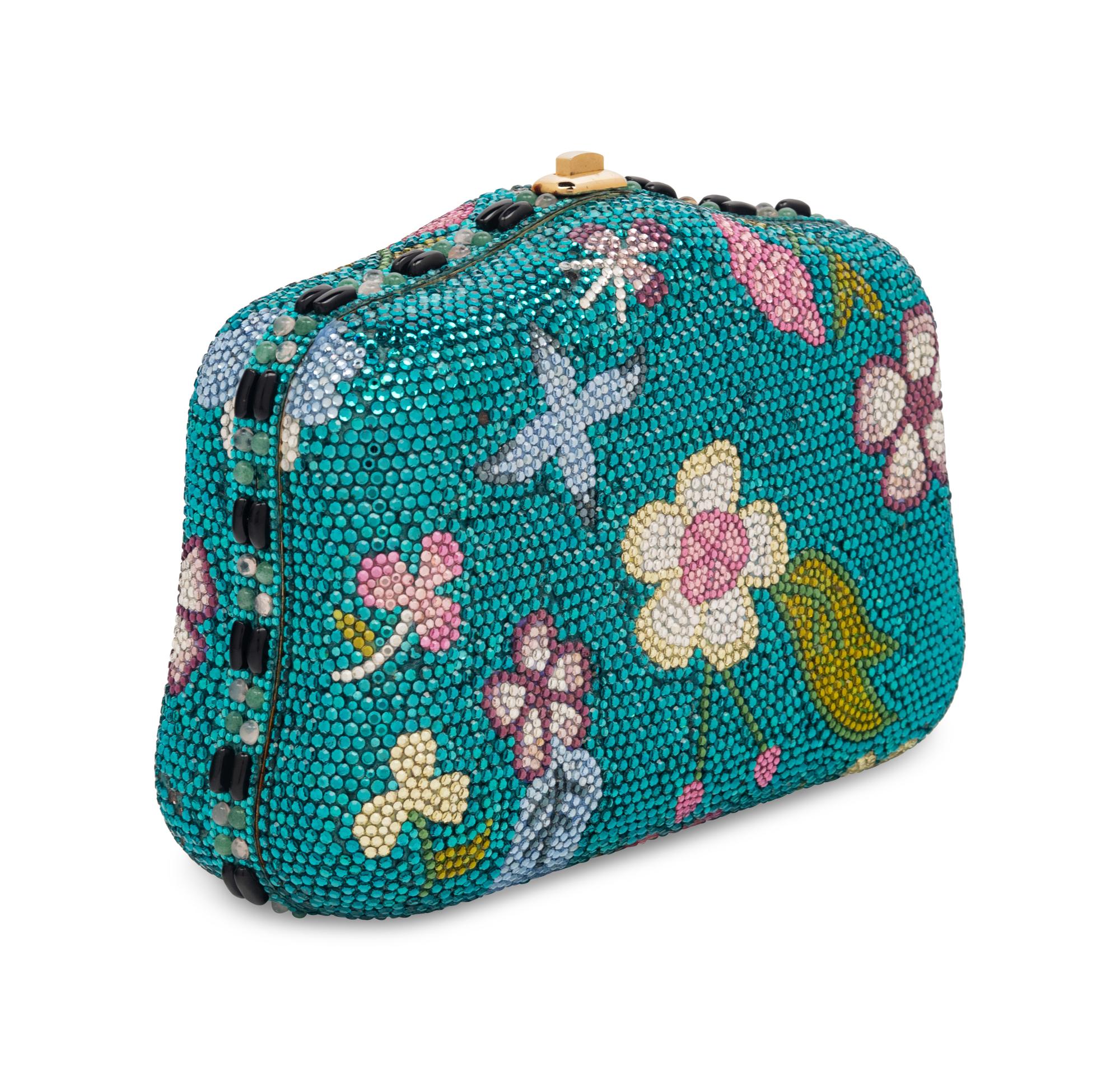 Judith Leiber Floral Minaudière