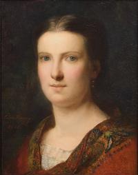 Portrait of a Woman in Red, 1866