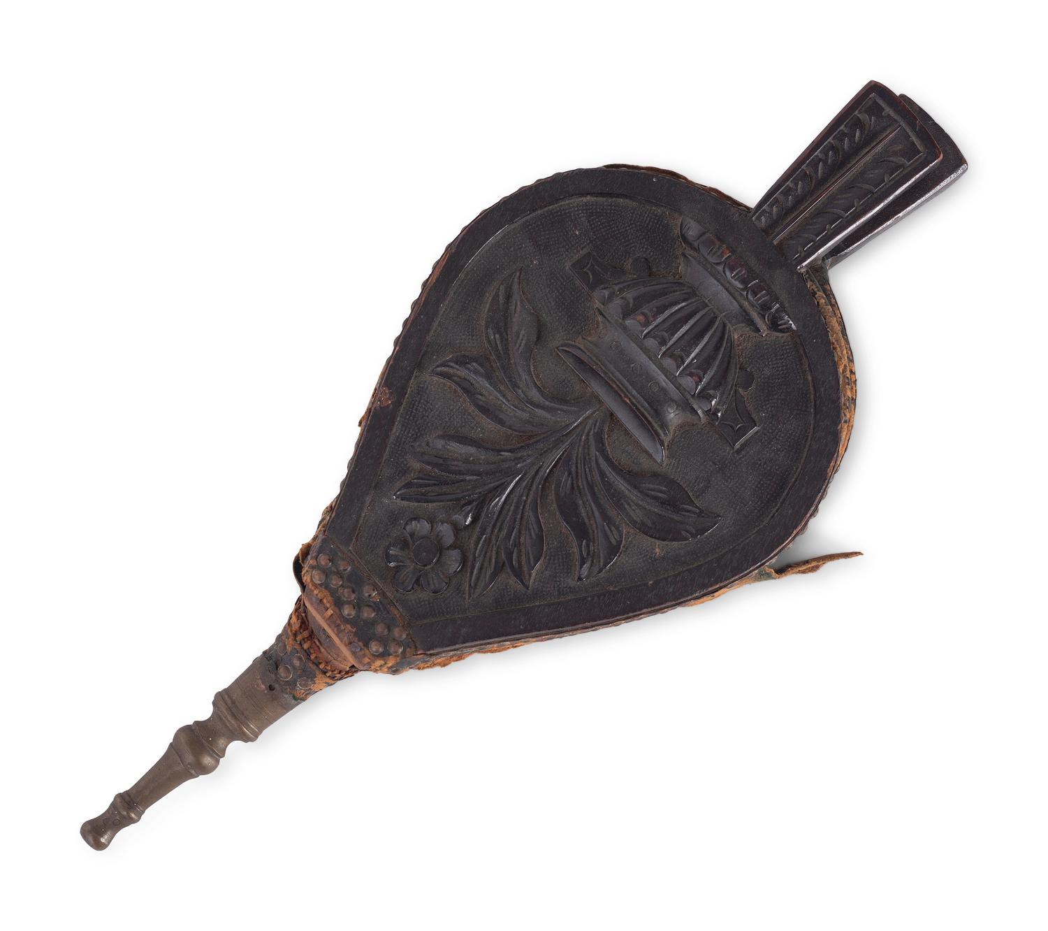A Pair of Carved Wood Bellows