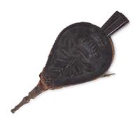A Pair of Carved Wood Bellows