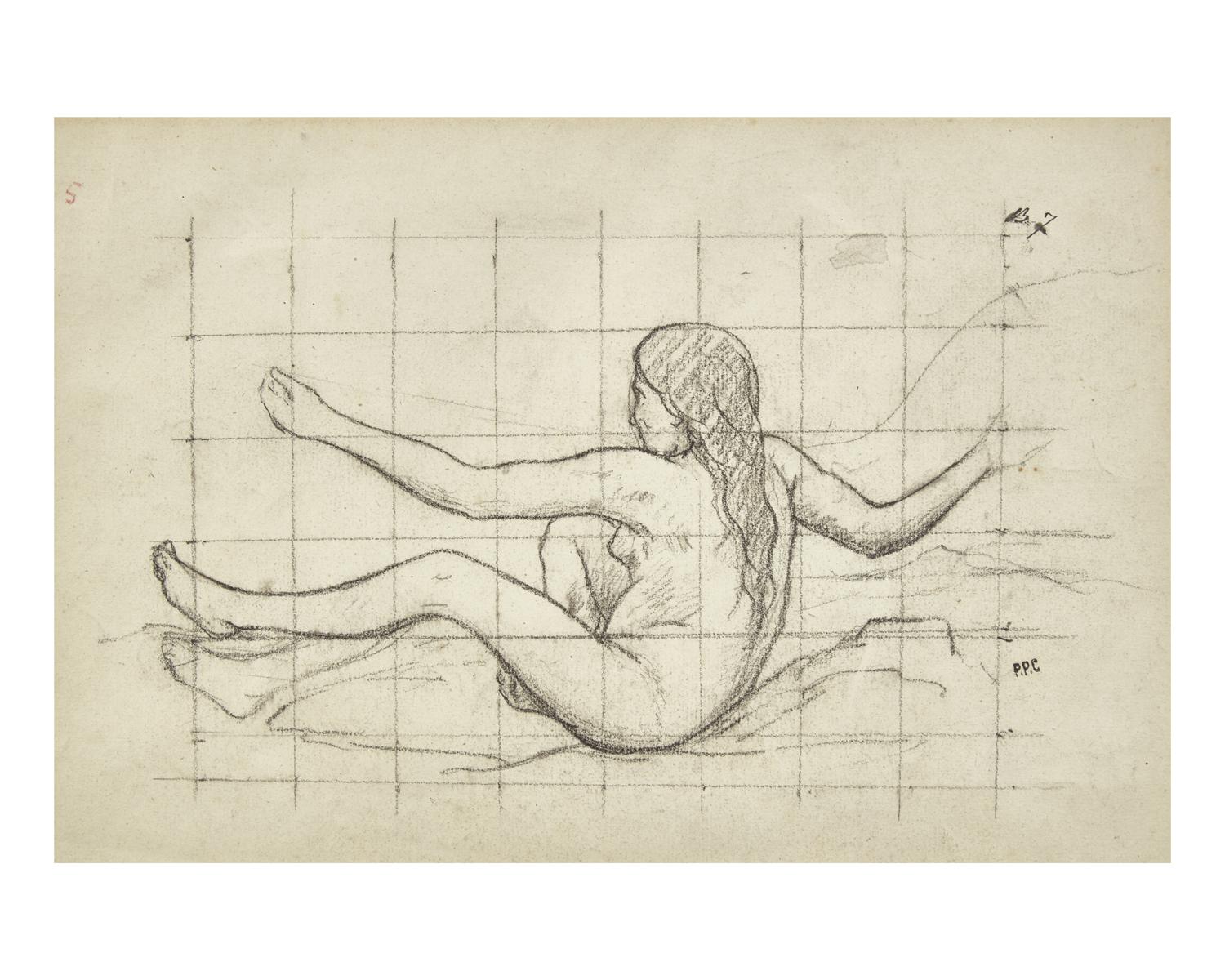 Étude de Femme Nue Allongée