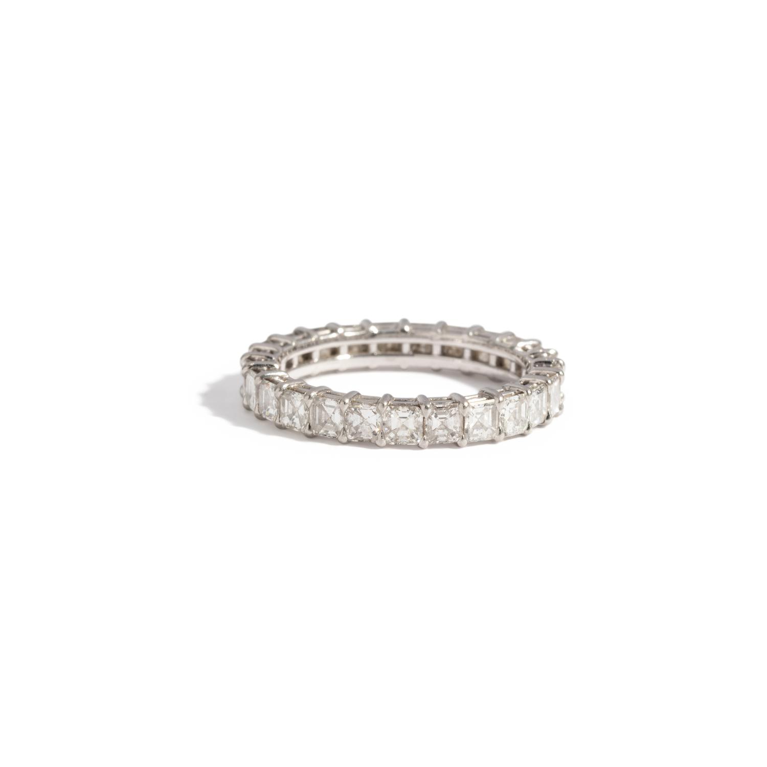 PLATINUM AND DIAMOND ETERNITY BAND