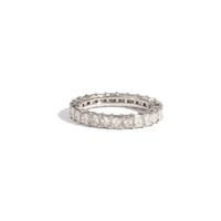 PLATINUM AND DIAMOND ETERNITY BAND