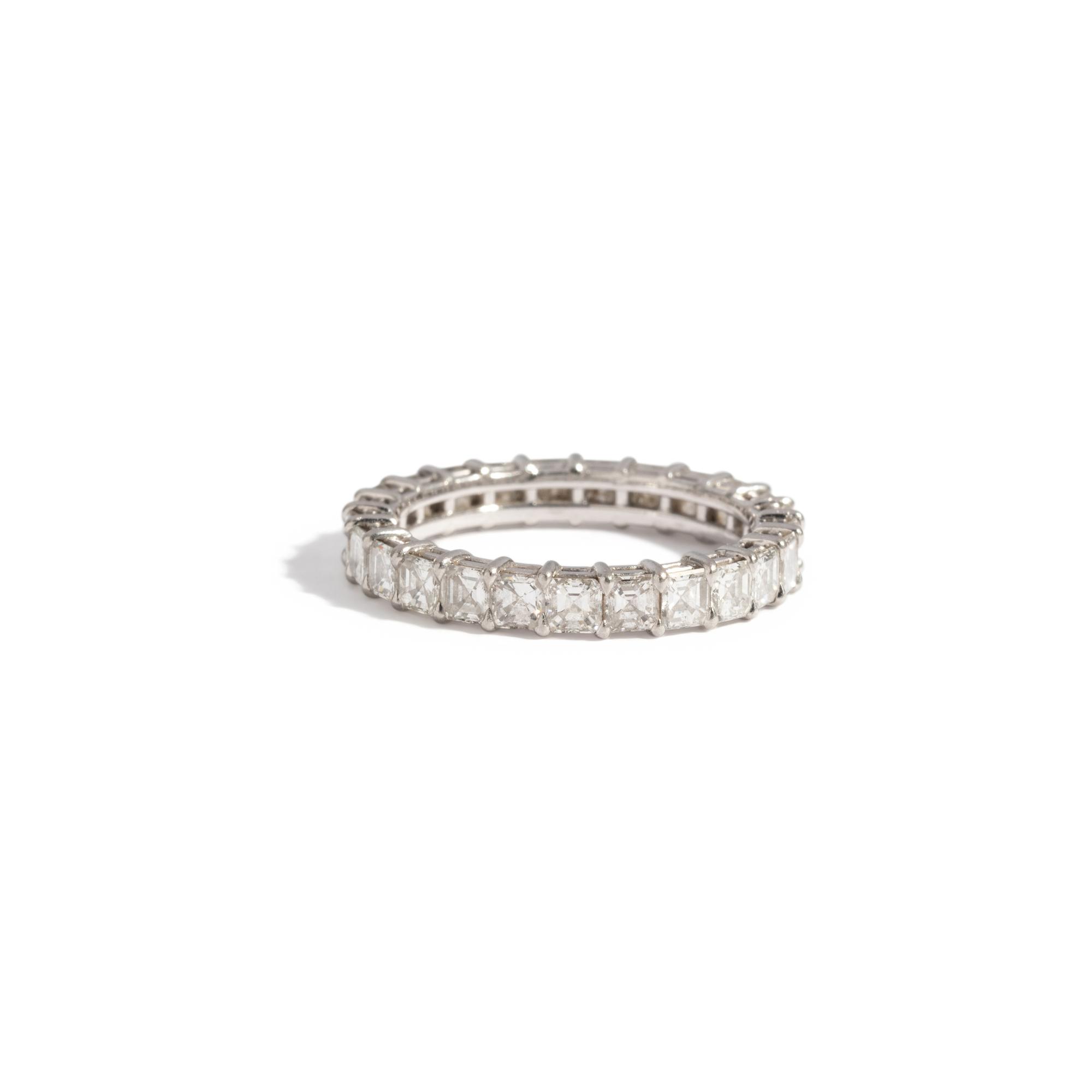 PLATINUM AND DIAMOND ETERNITY BAND
