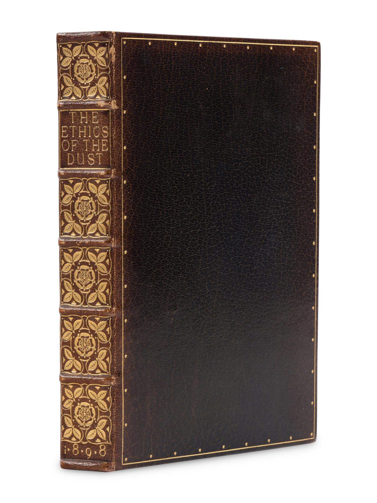 [FINE PRESS -- DOVES BINDERY]. RUSKIN, John (1819-1900). The Ethics of the Dust. London: George Allen, 1898.